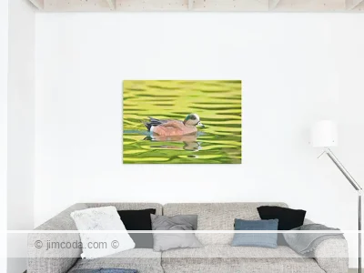 Waterfowl - metal print